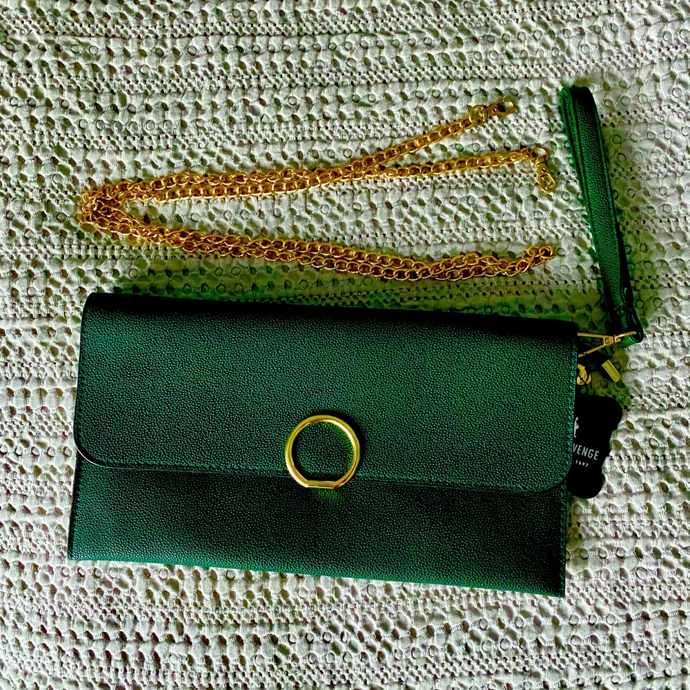 Green Clutch BNWT